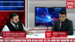 DOĞANCAN ARAZ CANLI YAYIN KONUĞUMUZDU