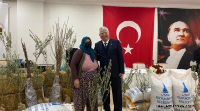 İzmir Büyükşehir Belediyesi'nden Beydağlı üreticiye çifte destek