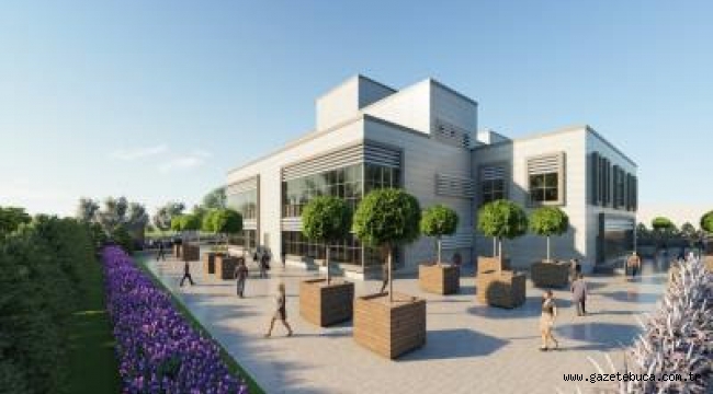 İzmir Büyükşehir Belediyesi'nden Dikili'ye modern hizmet binası
