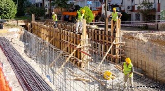 Balçova'da taşkın riskini bitirecek projede sona gelindi