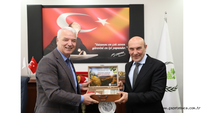 Başkan Soyer'den Başkan Bilgin'e Ziyaret