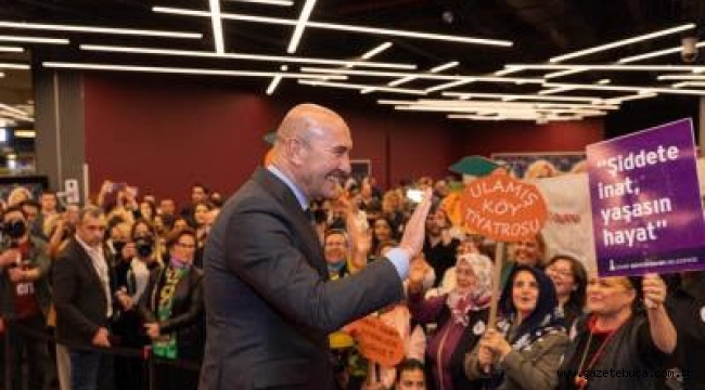 Tarım alanında çalışan kadınlar eşleriyle Bergen filmini izledi