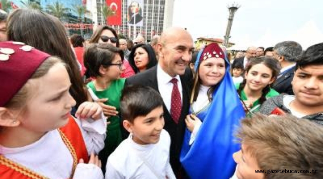 23 Nisan coşkusu İzmir'in dört bir yanında