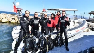 İzmir İtfaiyesi'nin "Kurbağa Adamları" suda hayat kurtaracak