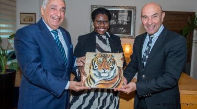 Başkan Soyer Güney Afrika Büyükelçisi'ni ağırladı