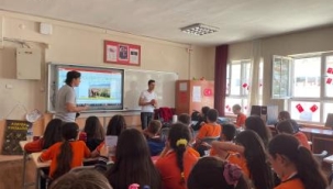 Gediz Deltası'ndaki kuşları tanıdılar ​​​​​​​