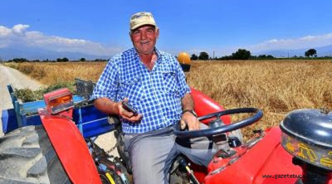 İzmir'de karakılçık buğdayı eken üreticinin yüzü güldü