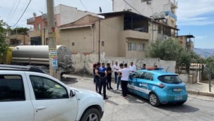 İZSU ve zabıta ekipleri eş zamanlı operasyon yaptı