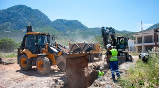 Karaburun Saip mahallesinde taşkınlara son verecek proje