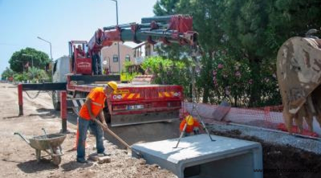 Seferihisar'a yeni yağmursuyu hattı 