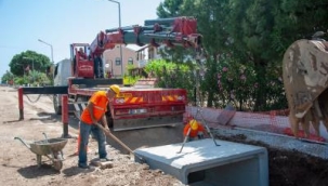 Seferihisar'a yeni yağmursuyu hattı 