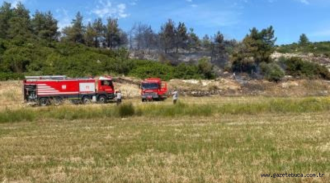 Urla'daki orman yangınını İzmir Büyükşehir Belediyesi'nin kurduğu uyarı sistemi tespit etti