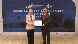 DOKUZ EYLÜL ÜNİVERSİTESİ'NE KURUMSAL AKREDİTASYON BELGESİ