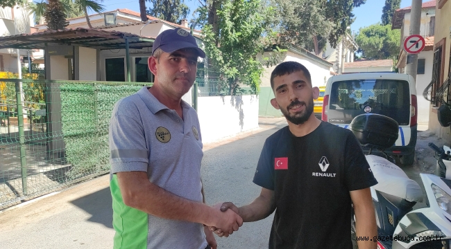 Buca'da Kaybettiği kira parasını belediye işçisi buldu