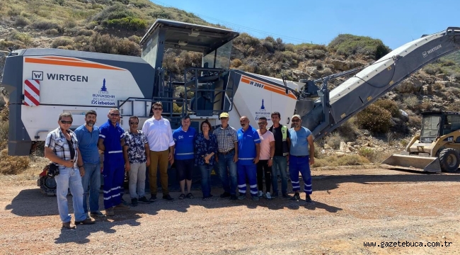 Karaburun'un can damarı Yeniliman yolu sil baştan