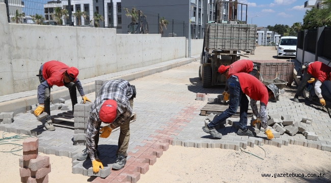 Menderes Belediyesi'nden Görece'de yol yapım seferberliği