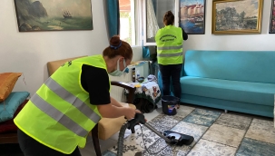 Seferihisar Belediyesi'nden gazi ve şehit yakınlarına temizlik hizmeti