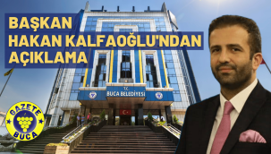 AK Parti Buca Belediye Başkanı Hakan Kalfaoğlu'ndan açıklama