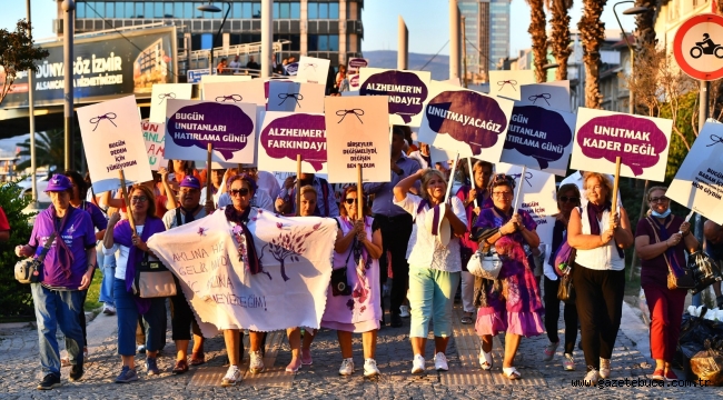 Alzheimer hastalığına dikkat çekmek için yürüdüler