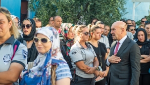 Başkan Soyer acılı aileyi yalnız bırakmadı