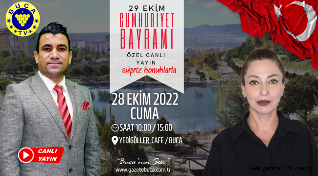 BUCA'DA CUMHURİYET BAYRAMI ÖZEL CANLI YAYIN