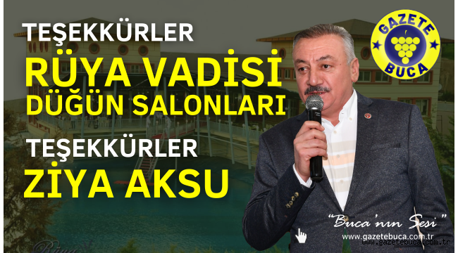 TEŞEKKÜRLER RÜYA VADİSİ TEŞEKKÜRLER ZİYA AKSU