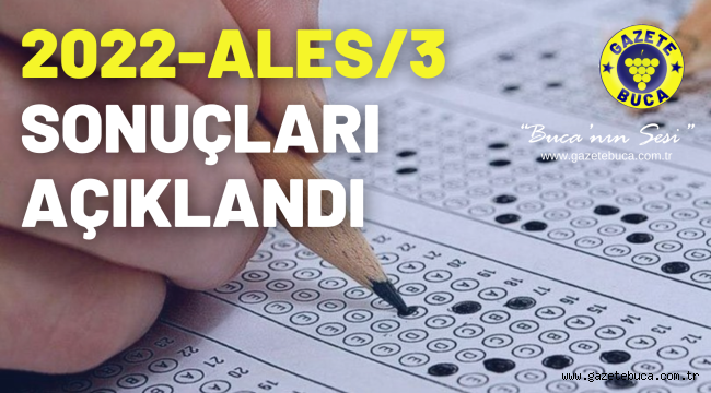 2022-ALES/3 sonuçları açıklandı