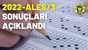 2022-ALES/3 sonuçları açıklandı