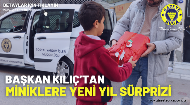 Başkan Kılıç'tan miniklere yeni yıl sürprizi