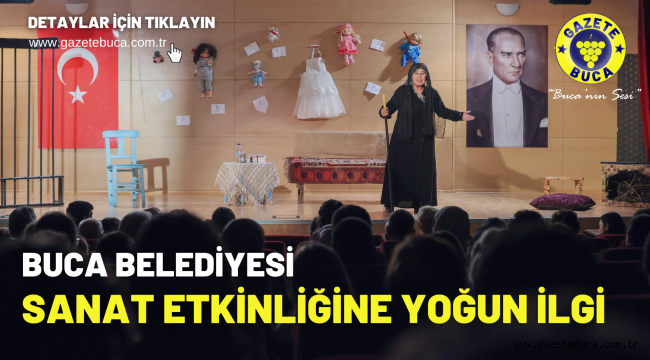 Buca Belediyesi sanat etkinliğine yoğun ilgi