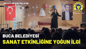 Buca Belediyesi sanat etkinliğine yoğun ilgi