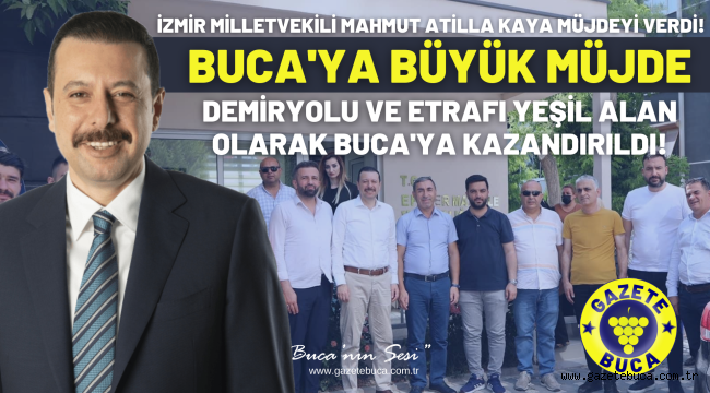 Buca'ya büyük müjde, demiryolu ve etrafı yeşil alan olarak Buca'ya kazandırıldı!