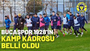 Bucaspor 1928'in kamp kadrosu belli oldu