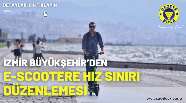 Büyükşehir'den e-scootere hız sınırı düzenlemesi