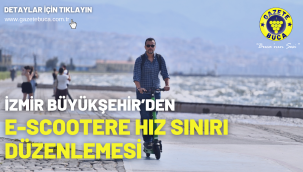 Büyükşehir'den e-scootere hız sınırı düzenlemesi
