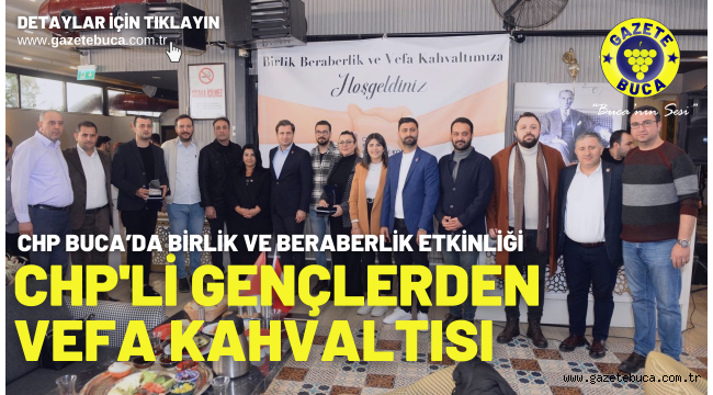 CHP'li Gençlerden Vefa Kahvaltısı
