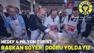 Hedef 4 milyon turist
