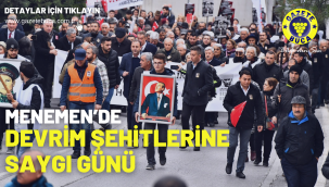Menemen'de devrim şehitlerine saygı günü