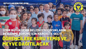 Öğrencilere kuru yemiş ve meyve dağıtılacak