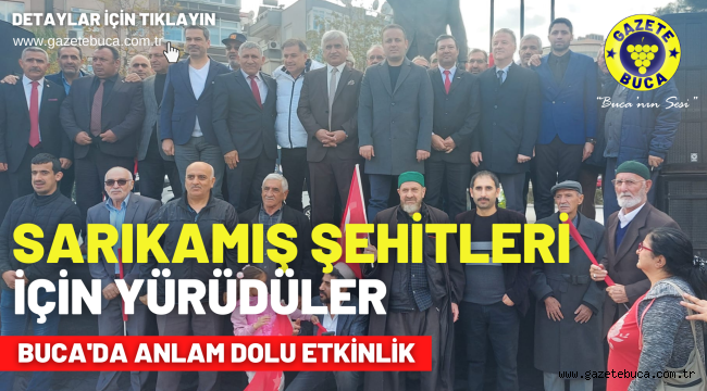 Sarıkamış şehitleri için yürüdüler