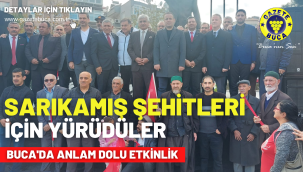 Sarıkamış şehitleri için yürüdüler