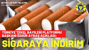BAŞKAN AYBAŞ AÇIKLADI: SİGARAYA İNDİRİM!