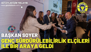 Başkan Soyer genç sürdürülebilirlik elçileri ile bir araya geldi