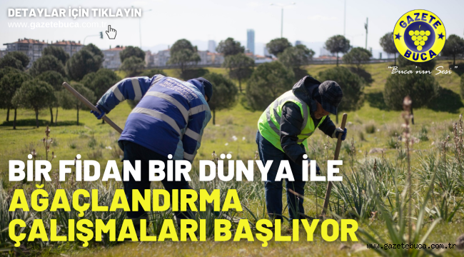 Bir Fidan Bir Dünya ile ağaçlandırma çalışmaları başlıyor