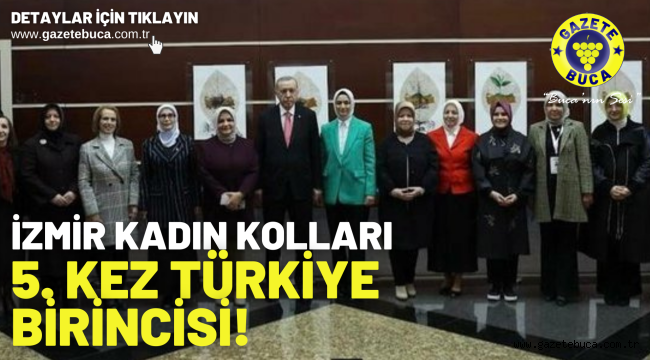 İzmir Kadın Kolları, 5. kez Türkiye birincisi!