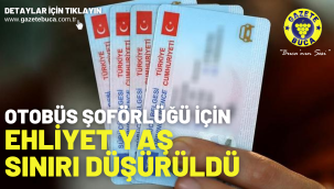 Otobüs şoförlüğü için ehliyet yaş sınırı düşürüldü