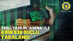 Yerli yazılım "ASENA" ile 6 bin 636 suçlu yakalandı
