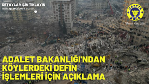 Adalet Bakanlığı'ndan köylerdeki defin işlemleri için açıklama
