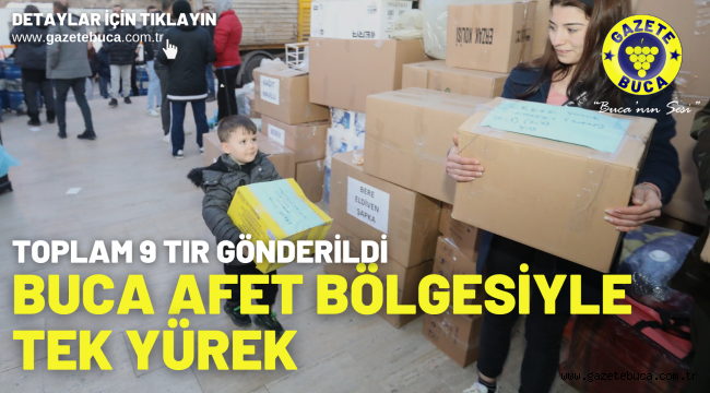 Buca afet bölgesiyle tek yürek