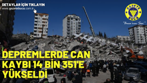 Depremlerde can kaybı 14 bin 351'e yükseldi